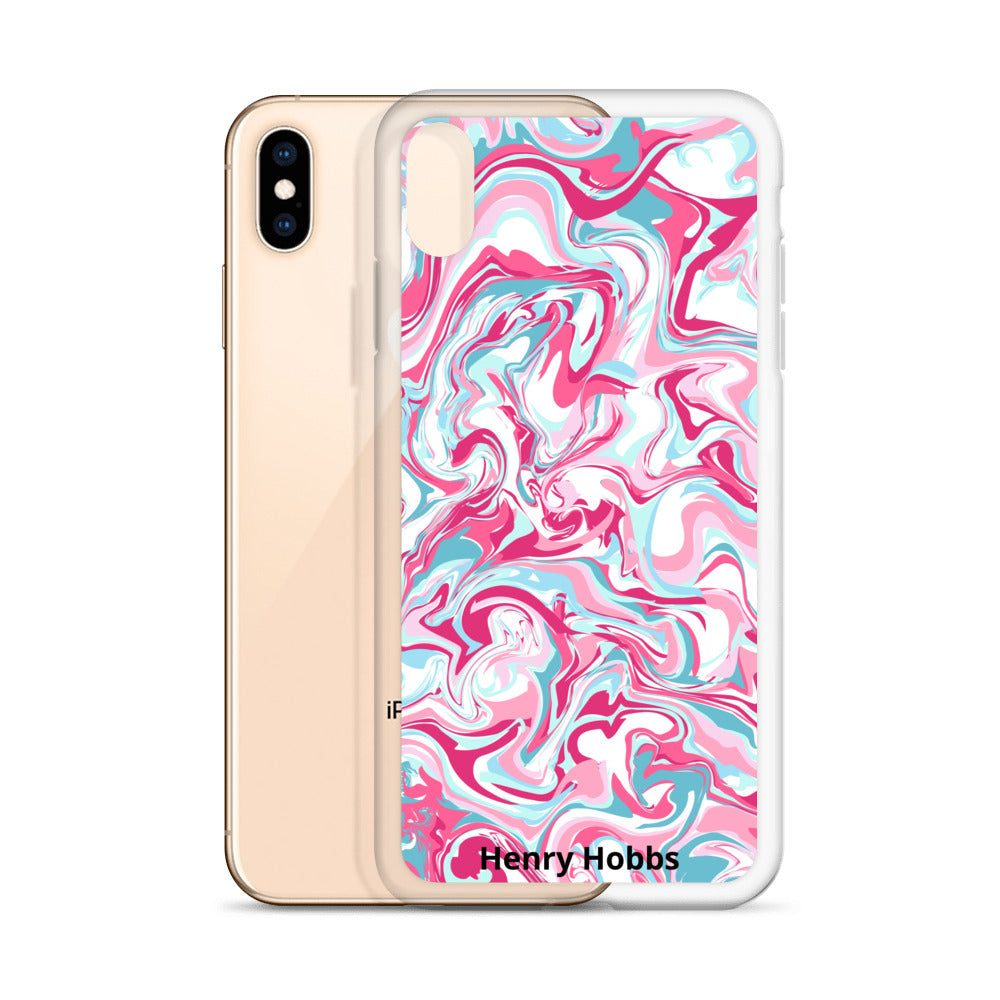 iPhone-Hülle Pink Waves