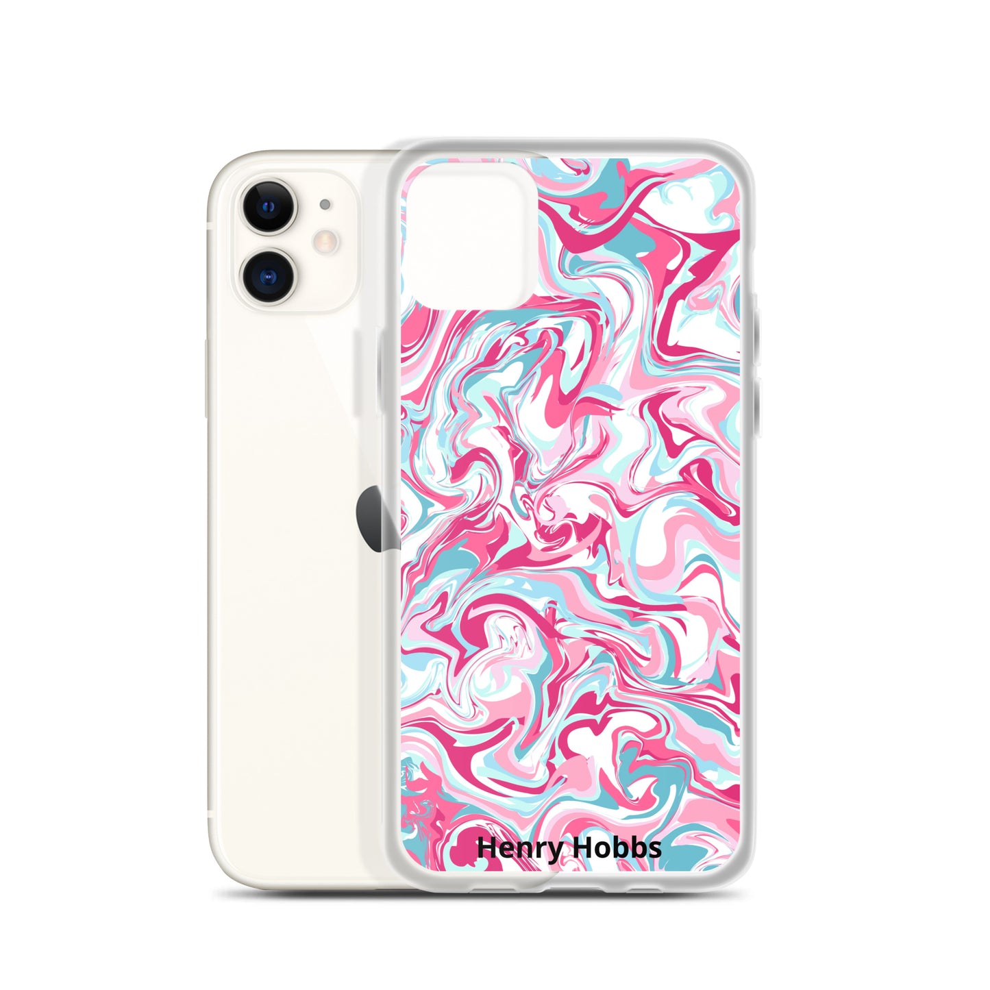 iPhone-Hülle Pink Waves
