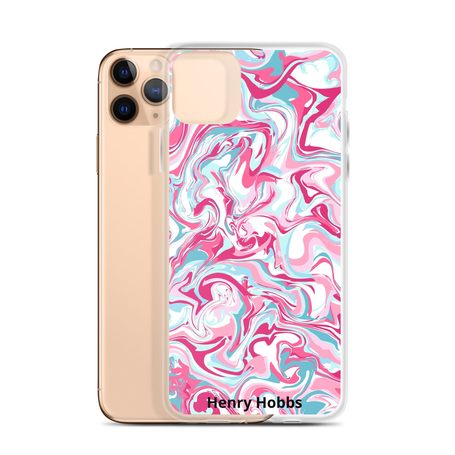 iPhone-Hülle Pink Waves