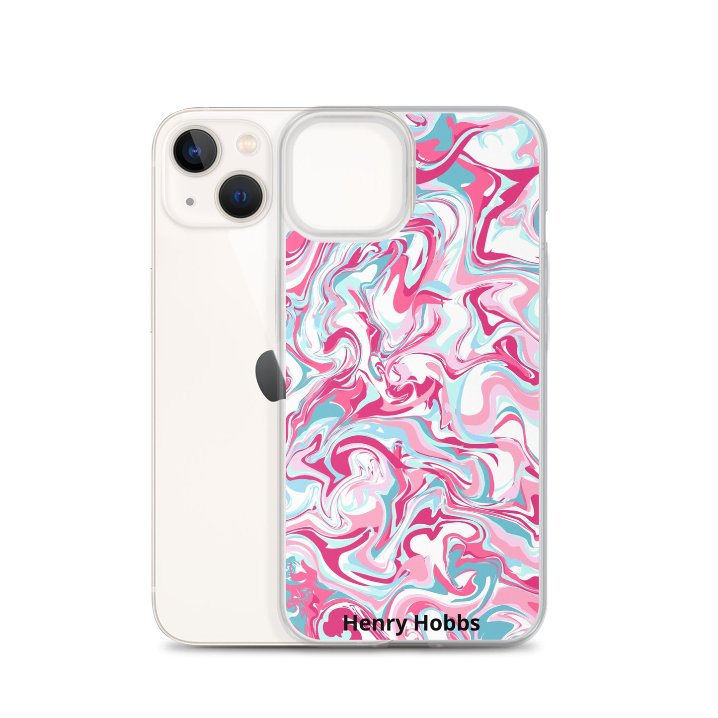 iPhone-Hülle Pink Waves