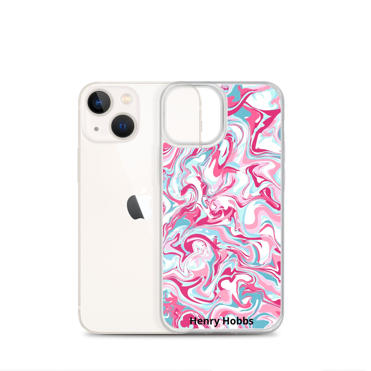 iPhone-Hülle Pink Waves