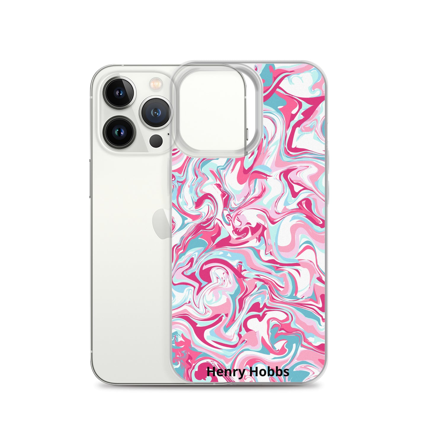 iPhone-Hülle Pink Waves