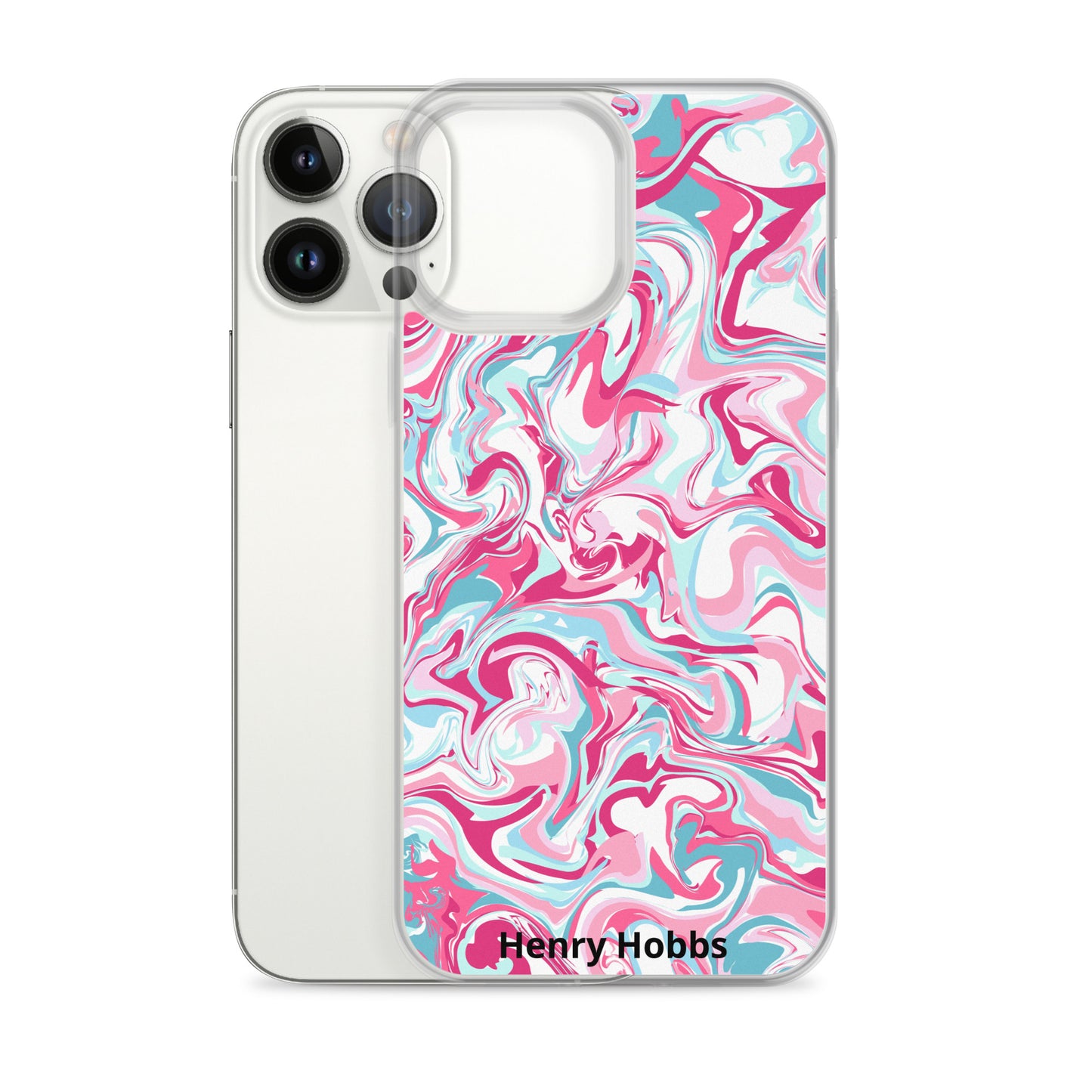 iPhone-Hülle Pink Waves