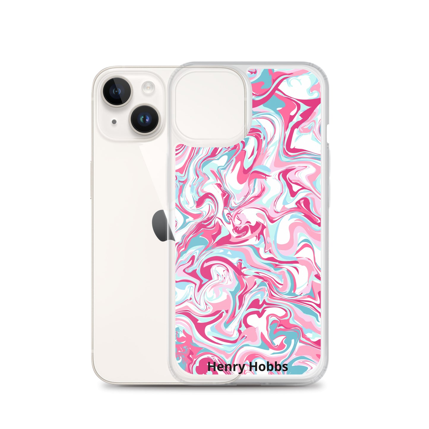 iPhone-Hülle Pink Waves