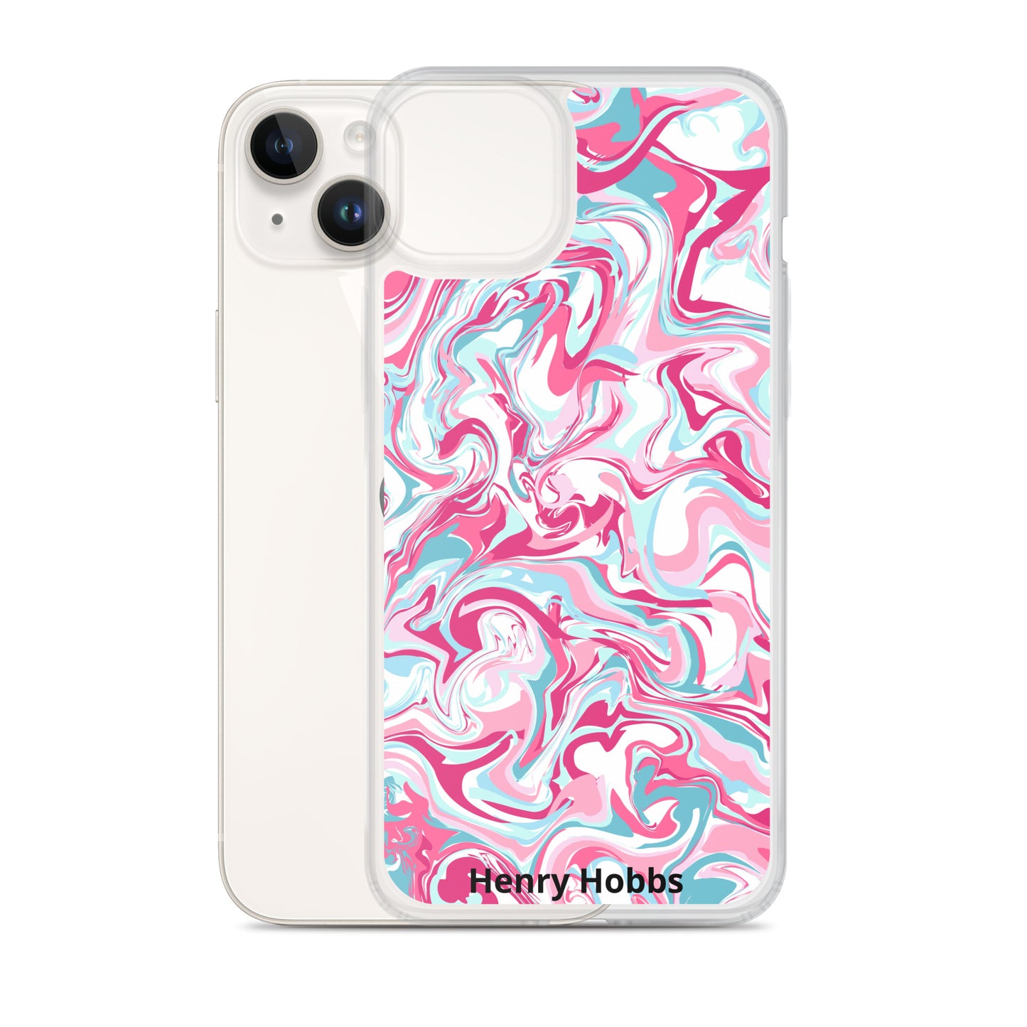 iPhone-Hülle Pink Waves