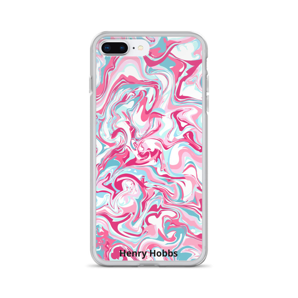 iPhone-Hülle Pink Waves