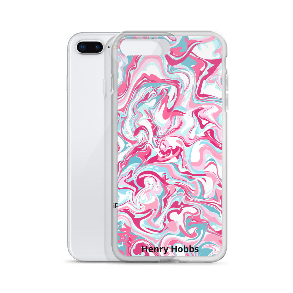 iPhone-Hülle Pink Waves
