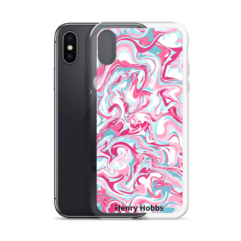 iPhone-Hülle Pink Waves