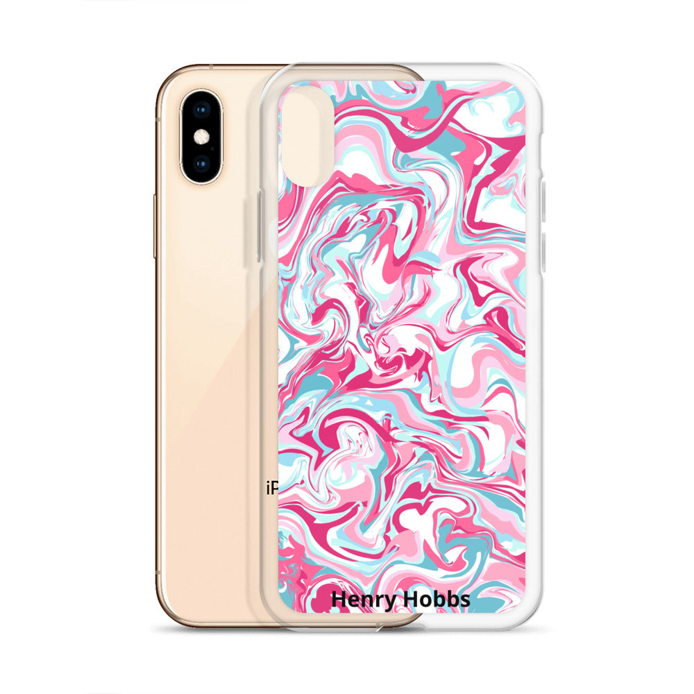 iPhone-Hülle Pink Waves
