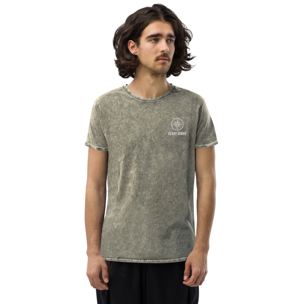 Denim-T-Shirt Stick Logo