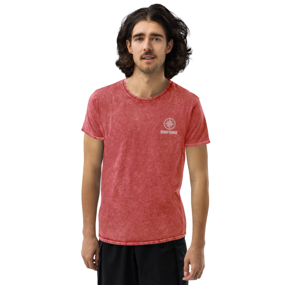 Denim-T-Shirt Stick Logo