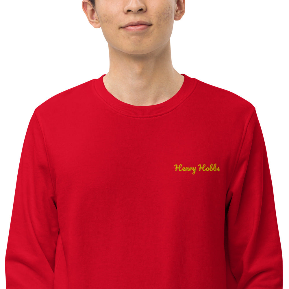Bio-Pullover Stick Logo